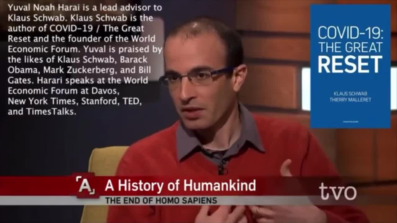 WEF Noah Harari “The designers of life will no longer be a god