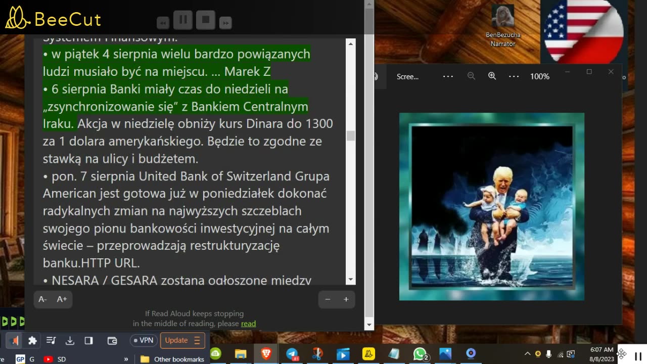 🔴Republika przywrócona przez GCR: Aktualizacja od wt. 8 sierpnia 2023 r 🔴 autor: Judy Byington