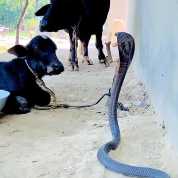 Village cobra khatarnak mood me