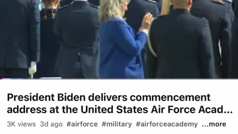 BIDEN DELIVERS COMMENCEMENT ADDRESS AT THE U.S AIR FORCE ACADEMY