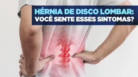 VEJA O QUE É HÉRNIA DE DISCO, SINTOMAS E COMO TRATAR! #saude