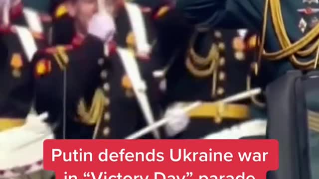 Putin defends Ukraine war in "Victory Day" parade