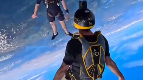 Sky diving