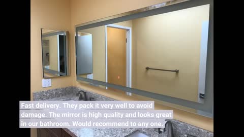 D-HYH Horizontal Dimmable LED Bathroom Mirror with Anti-Fog-Overview