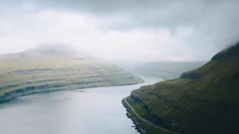 Clouds over River