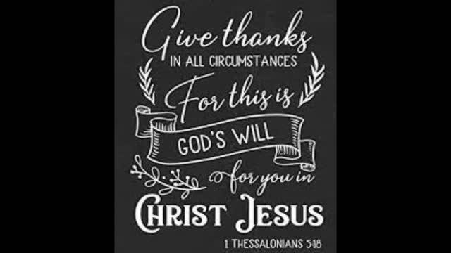 What are you Grateful for today? Give Him Thanks❣