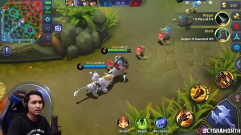 SQUAD YOUTUBER FULL MM DAPET SAVAGE GOKIL WKWKWK - Mobile Legends Indonesia