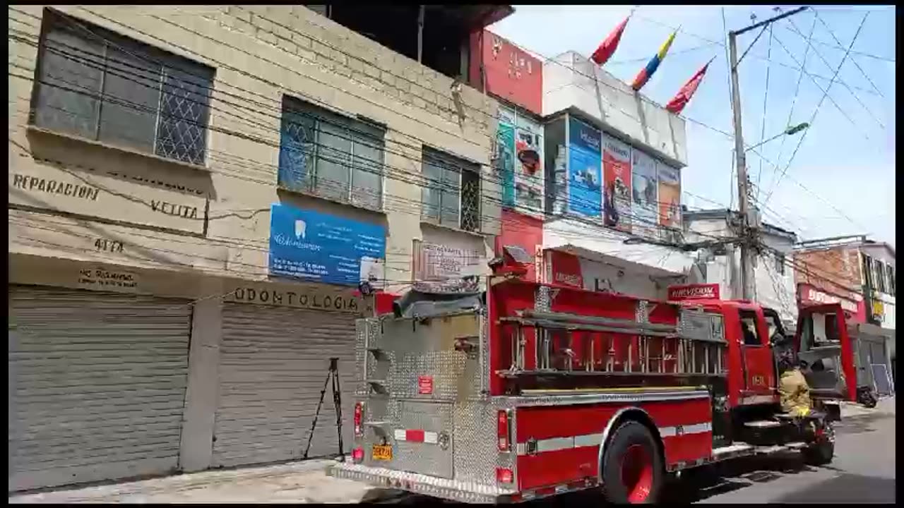 Emergencia en el centro de Bucaramanga