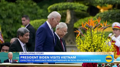 Biden arrives in Vietnam following G20 summit in India | GMA