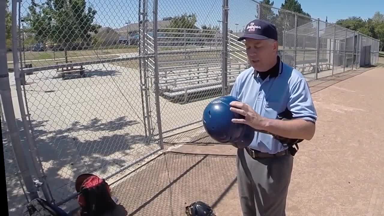 Umpire Mechanics; checking equipment