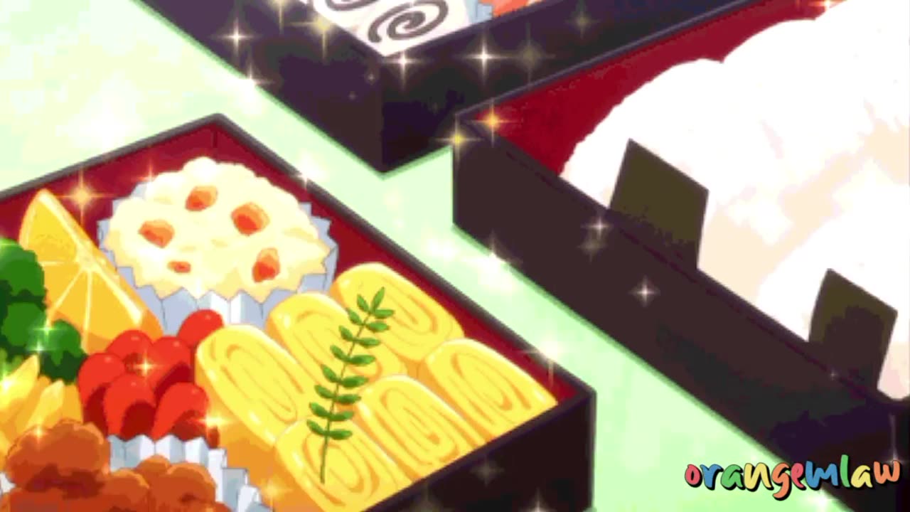 Aesthetic anime bento food compilation