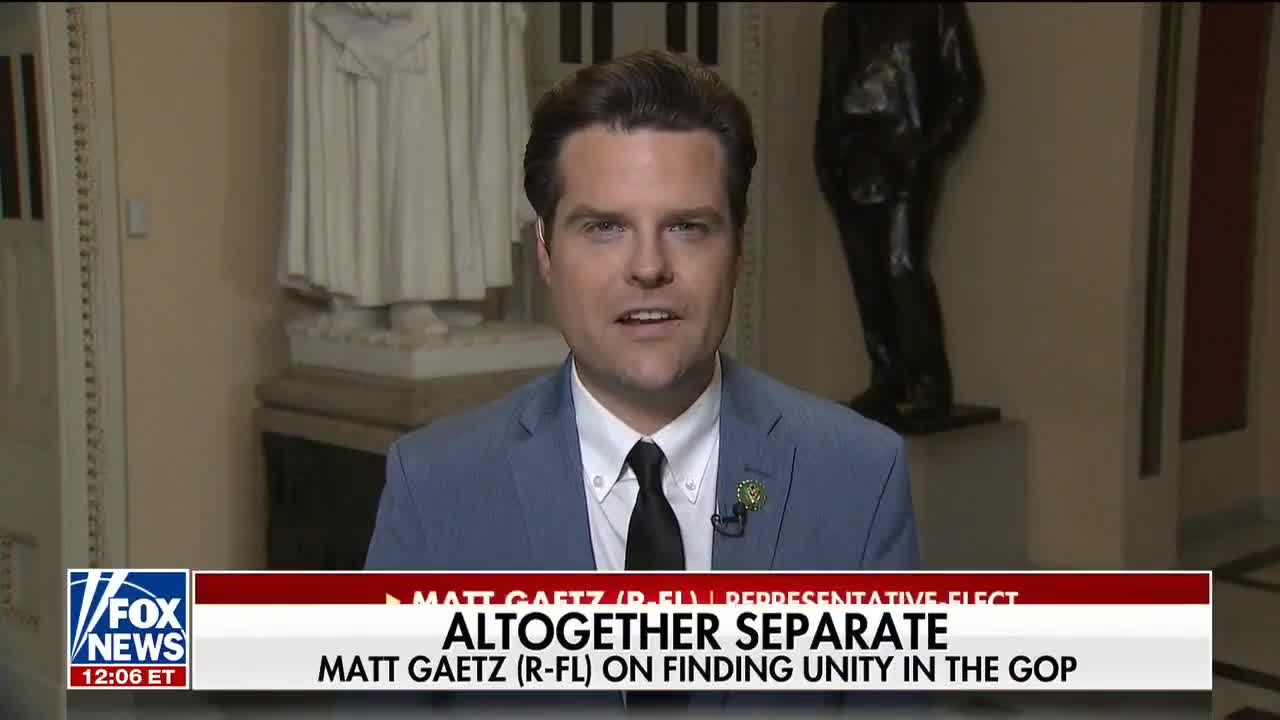 Matt Gaetz Claps Back At Trey Gowdy Calling Speaker Vote A Clown Show - Complete Annihilation