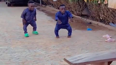 Short men jumping