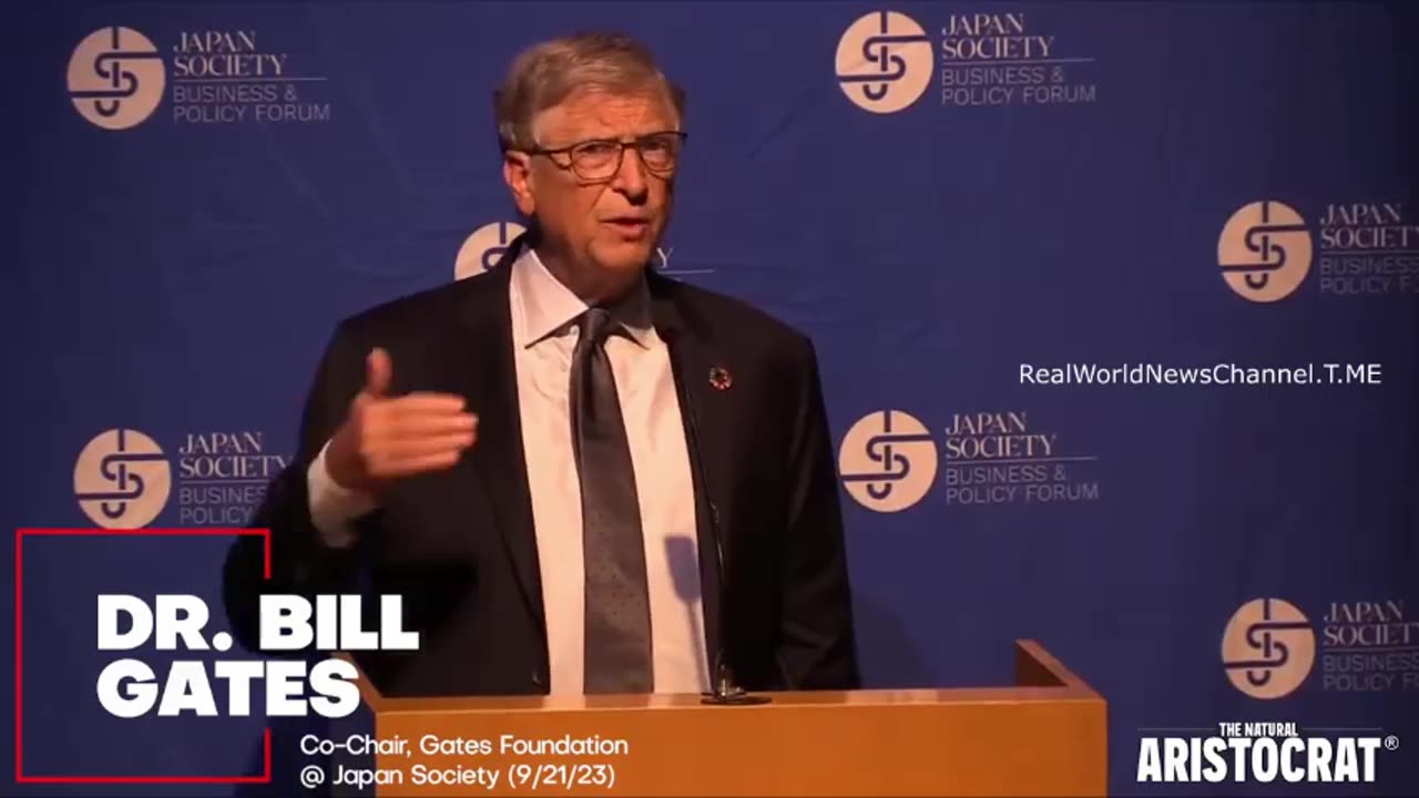 Bill Gates 'We need a worldwide network of vaccine production facilities'