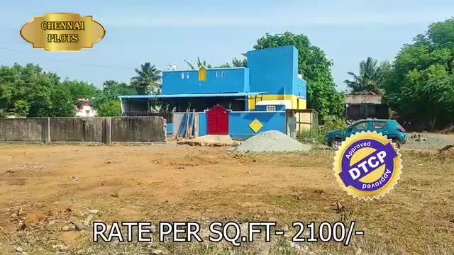 High-Value Residential Plot For Sale⛳️Near Velammal CBSE School