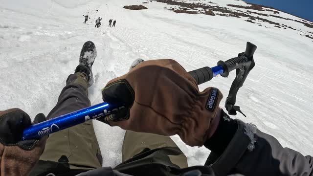 Sliding Down Ruapehu