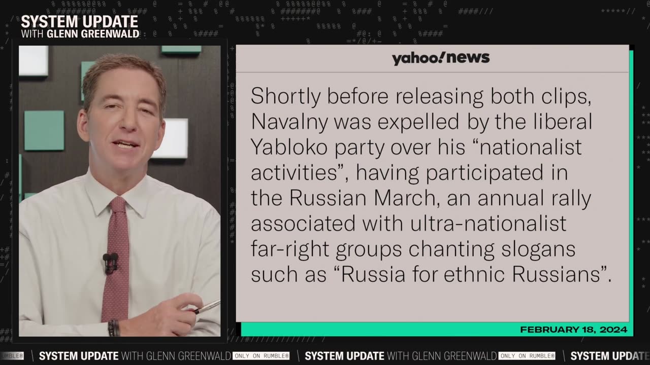 ALEXI NAVALNY...MANUFACTURED PRODUCT OF THE WEST???