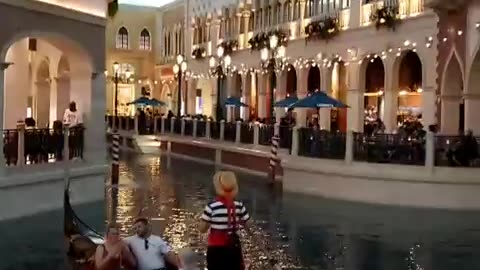 Walking the Grand Canal Shops Las Vegas