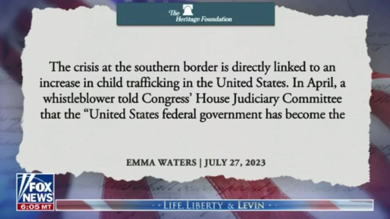 United States is the top destination for child sex trafficking, and it’s happening in your community-This is Biden’s America