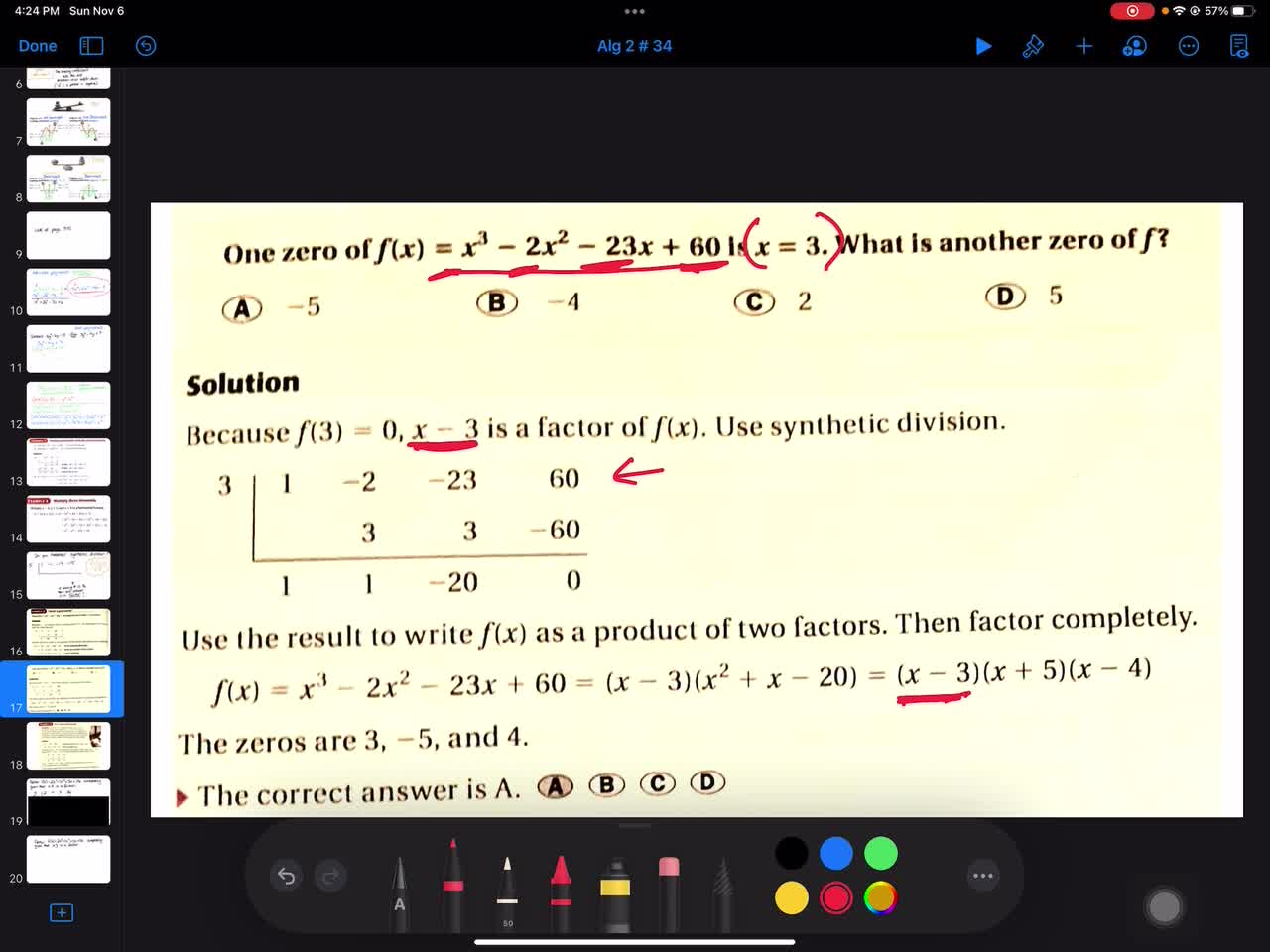 034 Algebra 2
