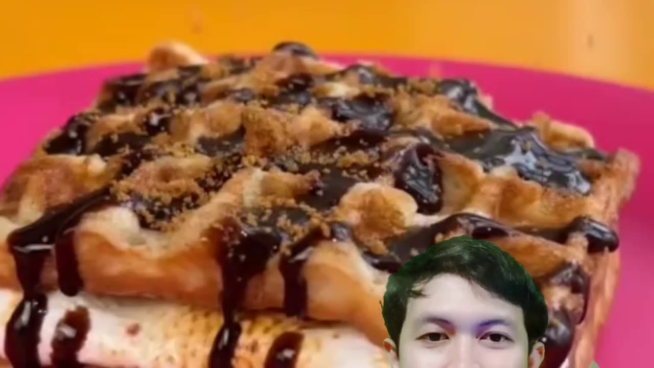 Reaction Video - make a great snack out of Marshmallows and waffles
