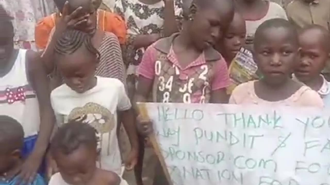 Ugandan Christian Orphans Thanking The Gateway Pundit Readers