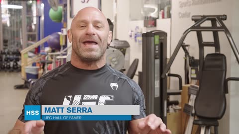 Matt Serra Takes A Crash Course in Athlete Recovery at HSS