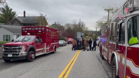 Rollover On Franklin Street In Concord