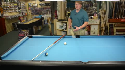 An Easy Way to Shoot Bank Shots in Billiards and Pool