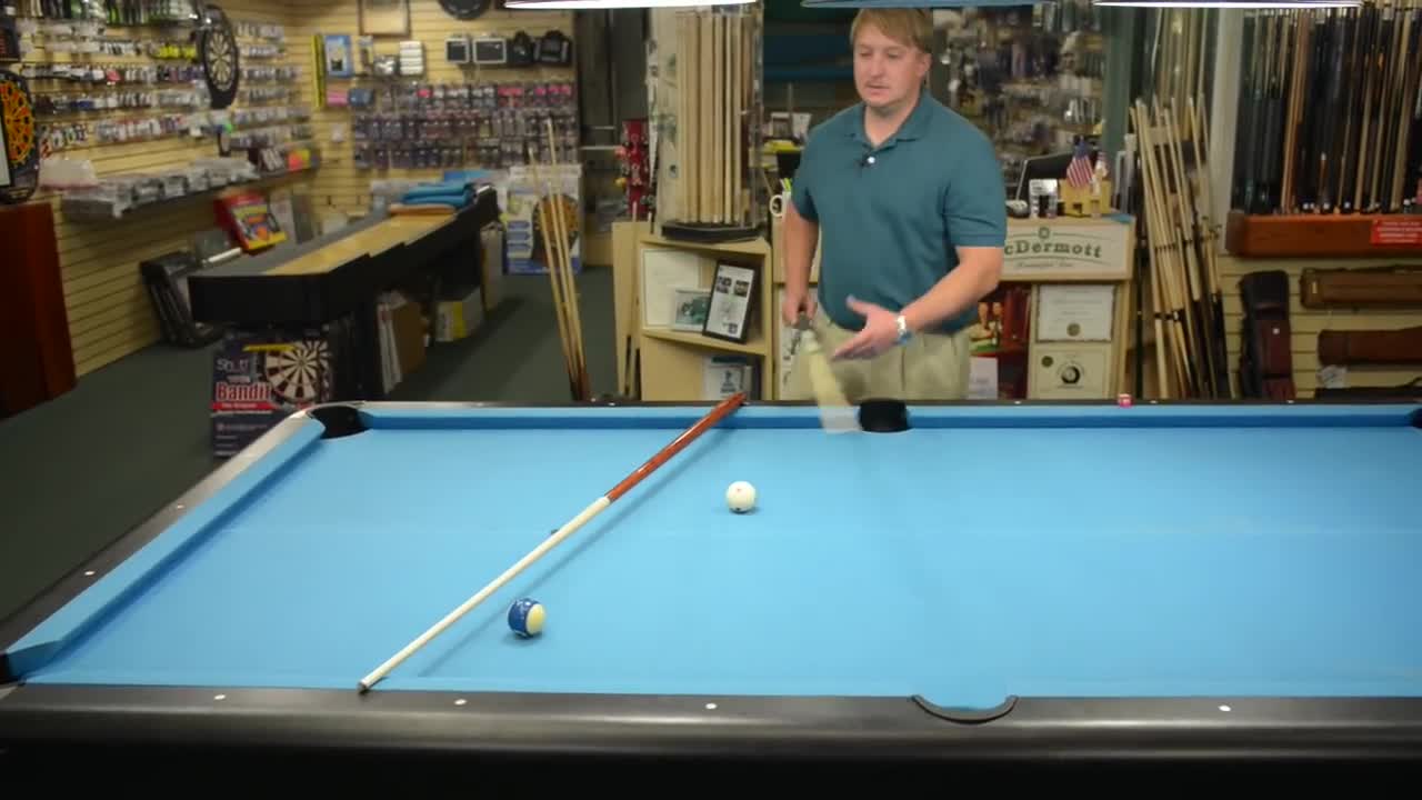 An Easy Way to Shoot Bank Shots in Billiards and Pool