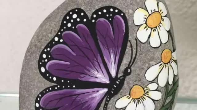 new artistic stone painting ideas most perfect pebble painting