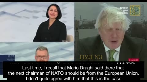 Boris Johnson on Leading Nato: "I Consider [Myself] As A Candidate"