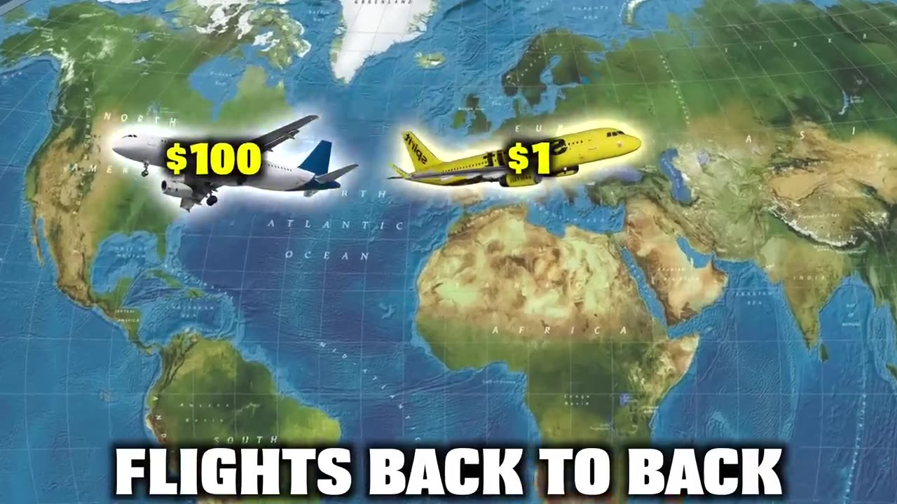 $1 vs $1,000,000 Plane Ticket!