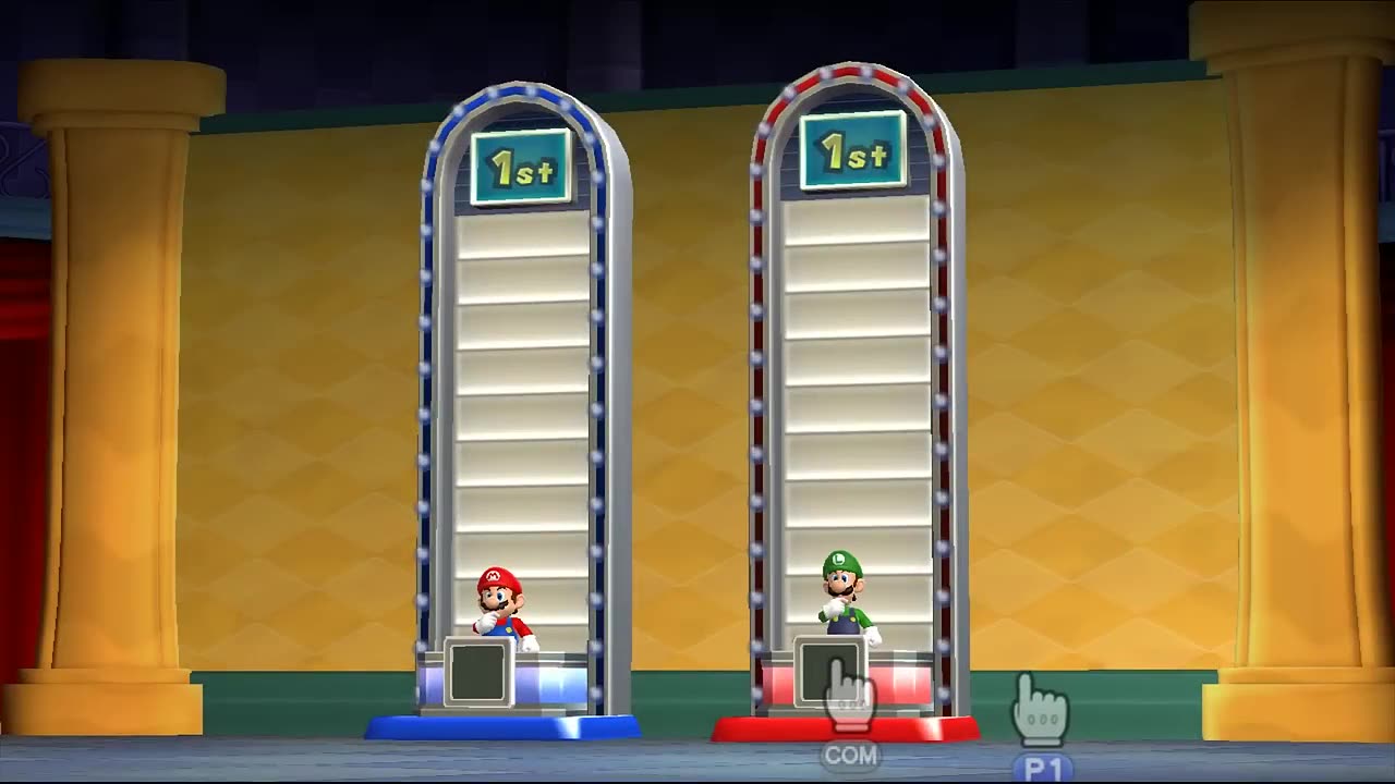 Mario vs. Luigi Master difficulty game - Cartoons Me