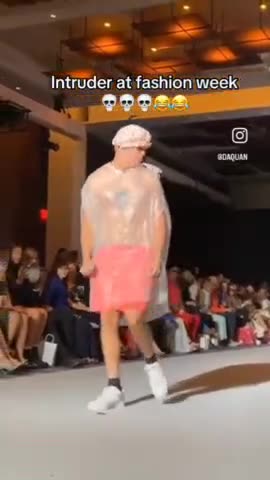Intruder at Fashion Week