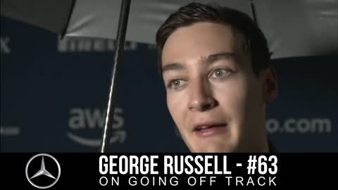 George Russell post qualifying F1 interview in Brazil