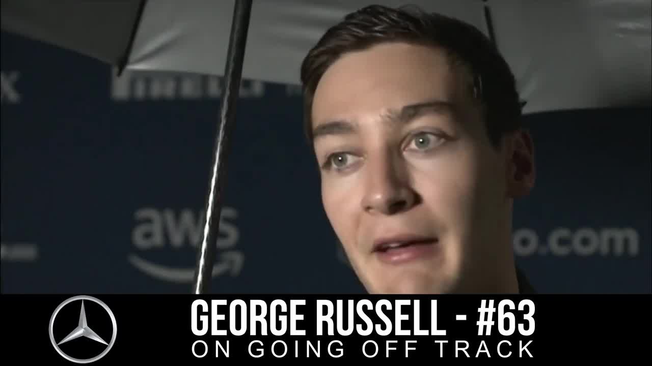 George Russell post qualifying F1 interview in Brazil