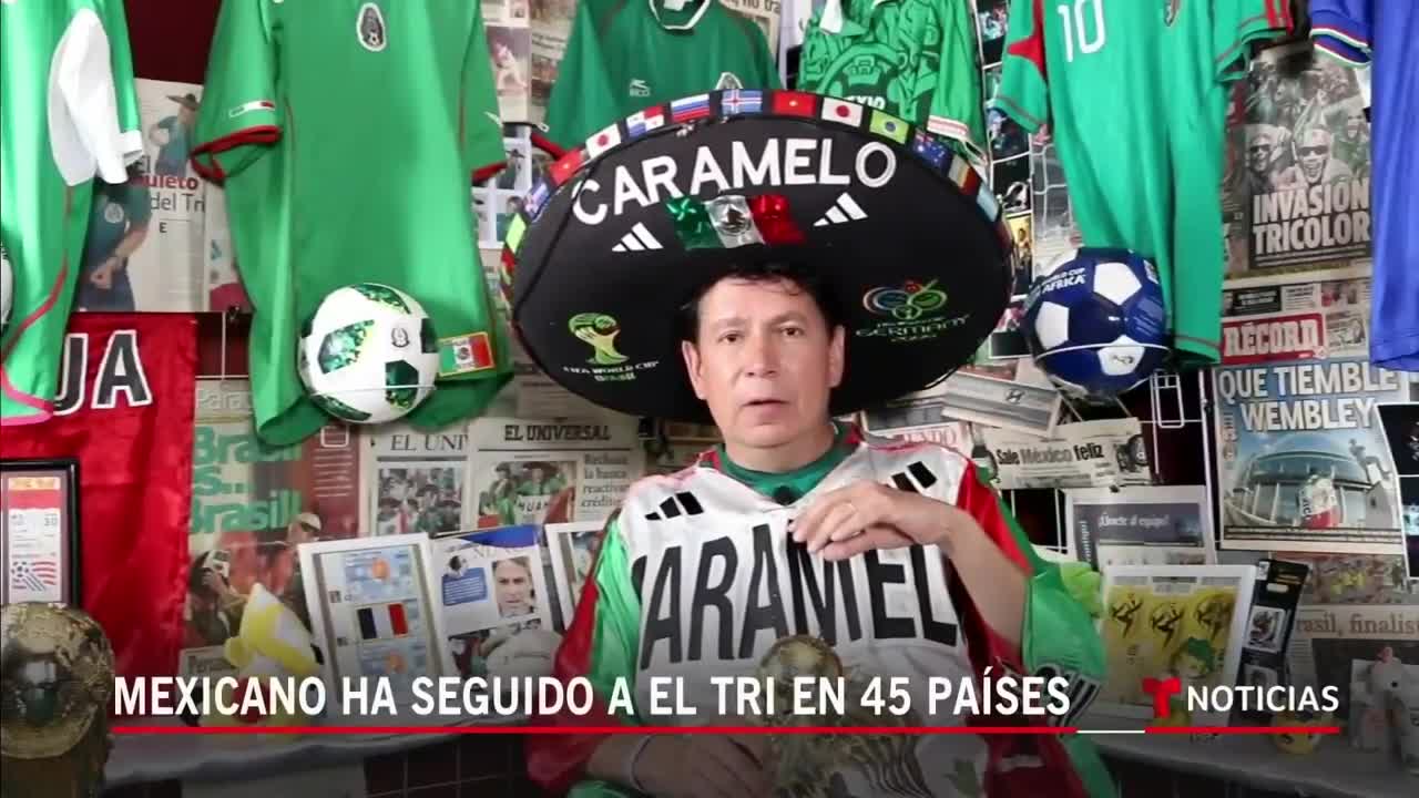 'Caramelo' es el 'Mejor Fan del Mundo' para la FIFA | Noticias Telemundo