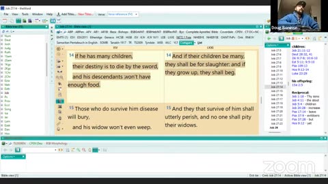 Sabbath Reading Ayub (Job) 27-28