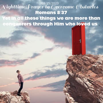 Nighttime Prayer to Overcome Obstacles #youtubeshorts #grace #jesus #god #mercy #faith #blessed #joy