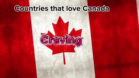 Countries that love Canada ????