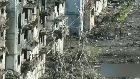 AFU militants flee from a house that was broken into by Wagner PMC fighters