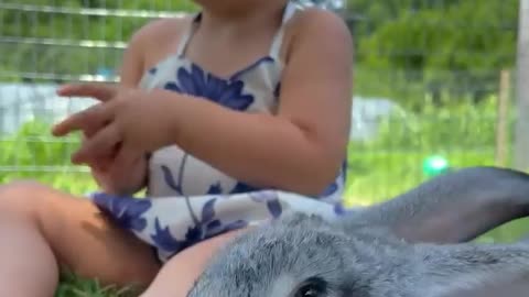 She loves her bunnies ❤️