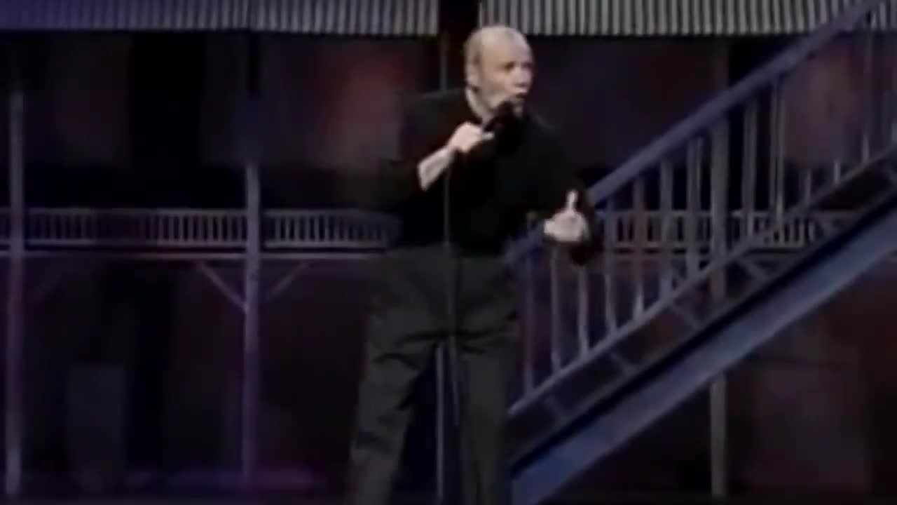 Most Americans Just Rollover On Command - George Carlin