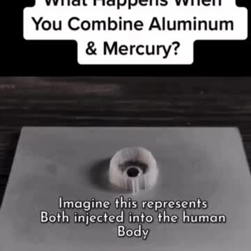 What happens when you combine Aluminum & Mercury.