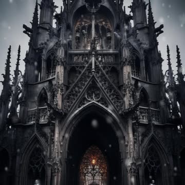 Gothic Architecture | Cathedral | Church | Digital Art | AI Art #gothic #gothicarchitecture