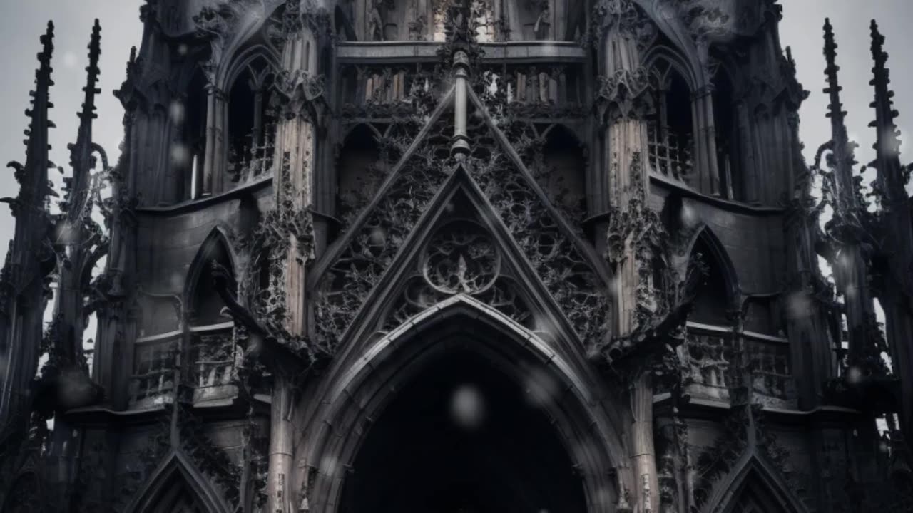 Gothic Architecture | Cathedral | Church | Digital Art | AI Art #gothic #gothicarchitecture