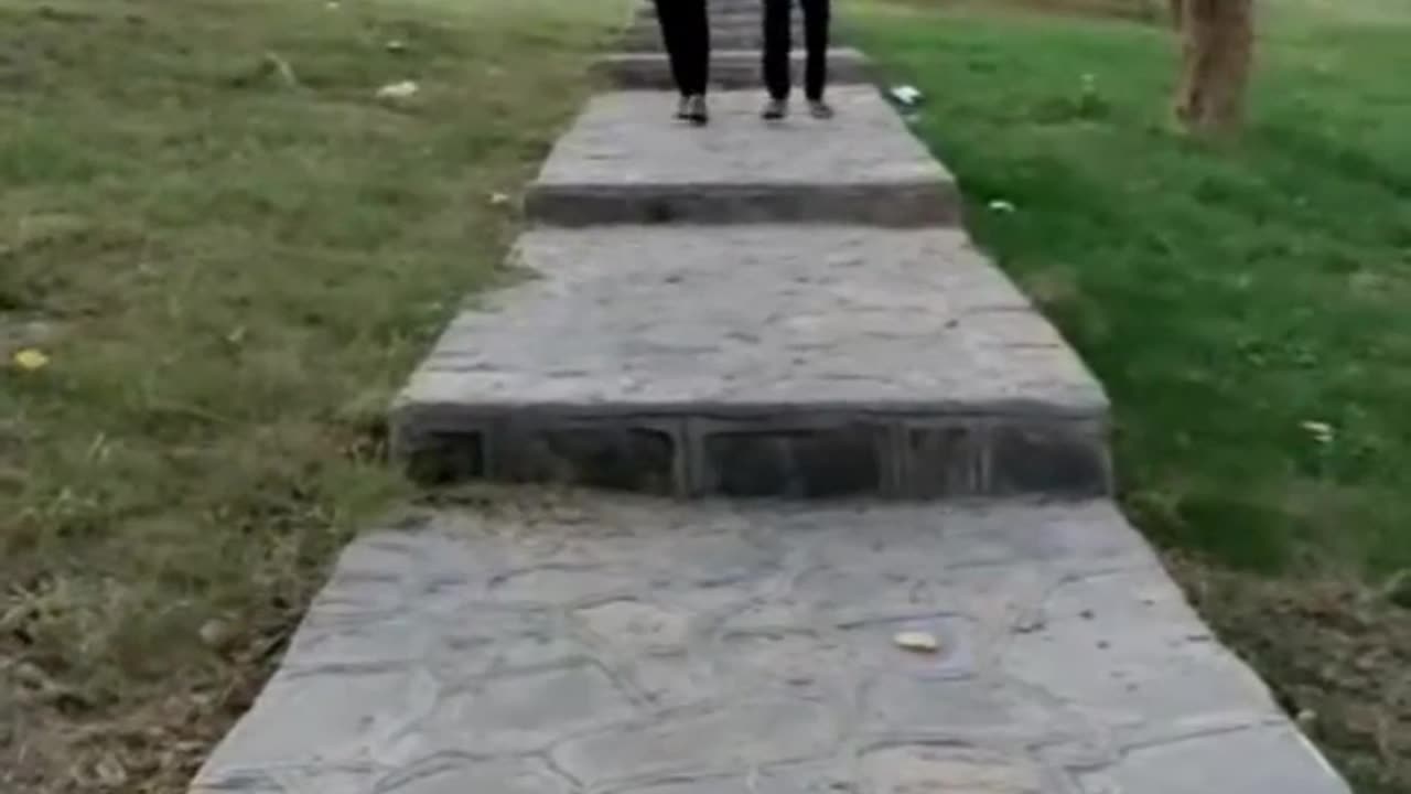 Walking with best friend