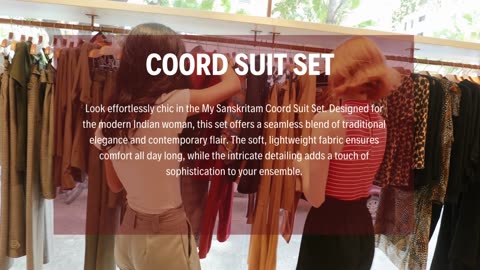 Coord Set For Women | My Sanskritam