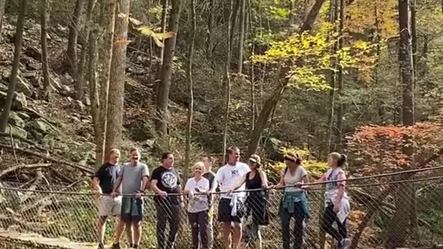 POV: Going on a fall guided hiking tour with Experience Chattanooga